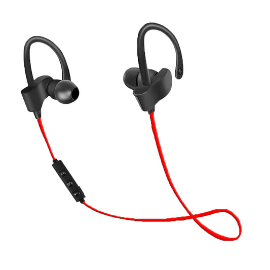ESPERANZA SŁUCHAWKI DOUSZNE BLUETOOTH SPORTOWE CZARNO-CZERWONE