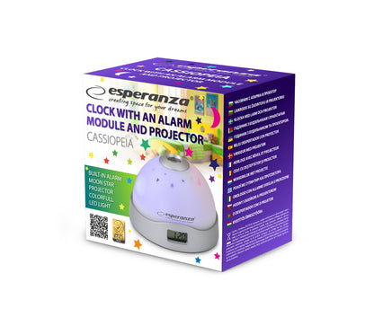 ESPERANZA ZEGAR Z WYŚWIETLACZEM CASSIOPEIA