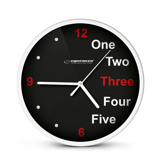 ESPERANZA ZEGAR ŚCIENNY PRAGUE BIAŁY