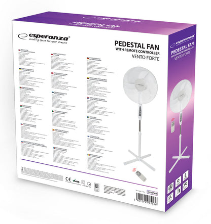 ESPERANZA WENTYLATOR STOJĄCY Z PILOTEM VENTO FORTE