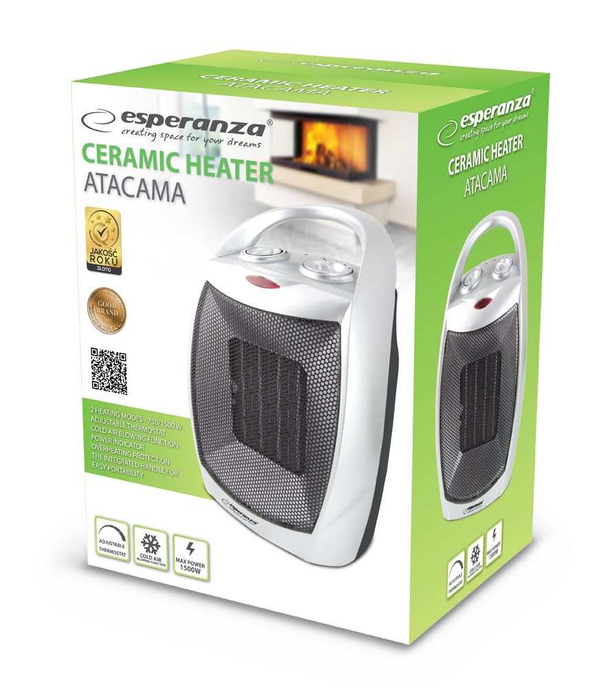 ESPERANZA TERMOWENTYLATOR CERAMICZNY 750W/1500W ATACAMA