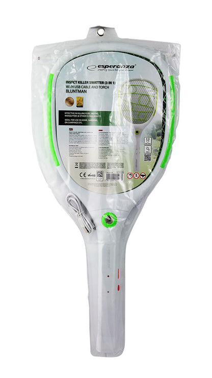 ESPERANZA ELEKTRYCZNA ŁAPKA OWADOBÓJCZA 3W1 BLUNTMAN