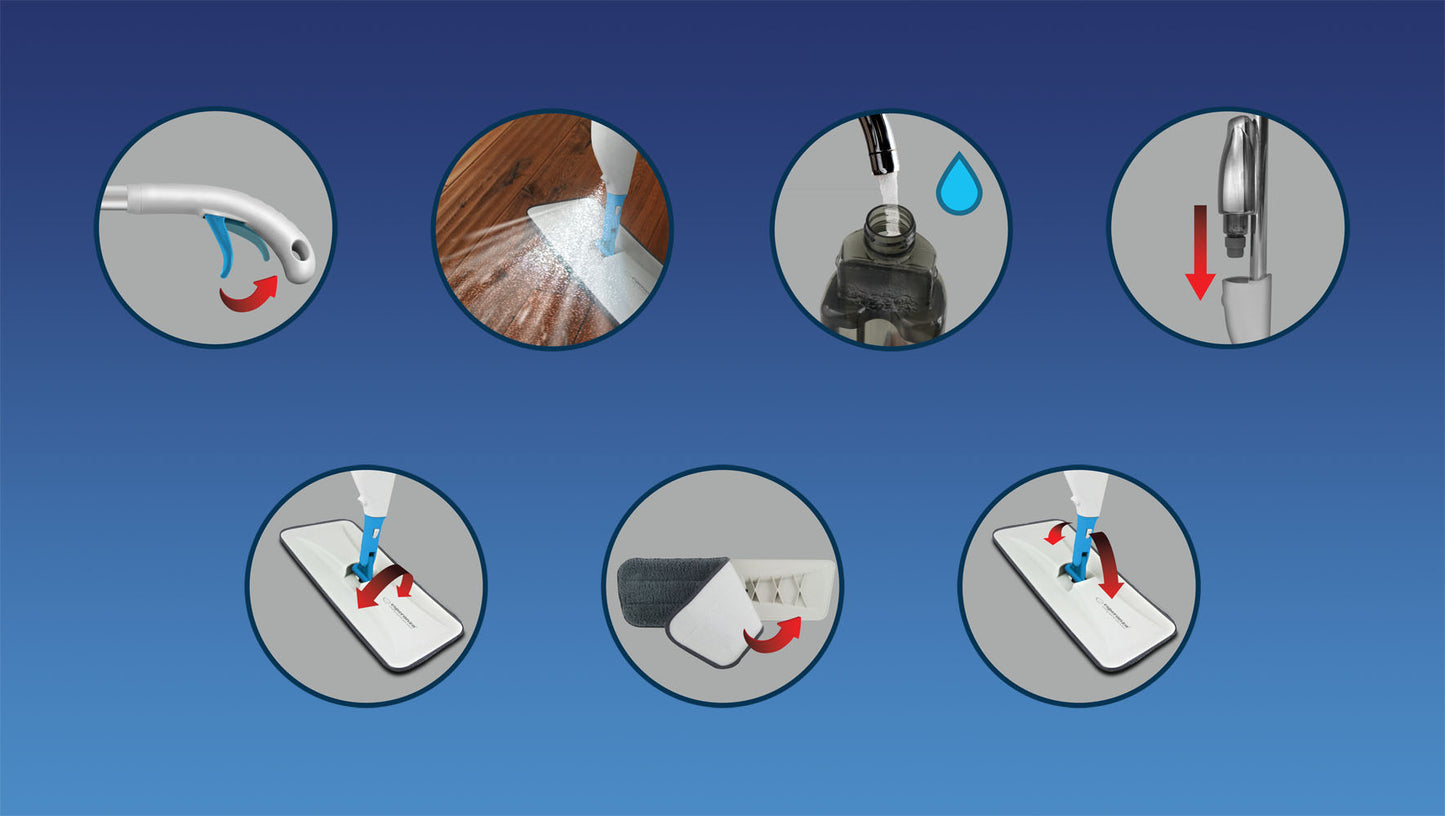 ESPERANZA MOP ZE SPRYSKIWACZEM PERFECT CLEAN 002