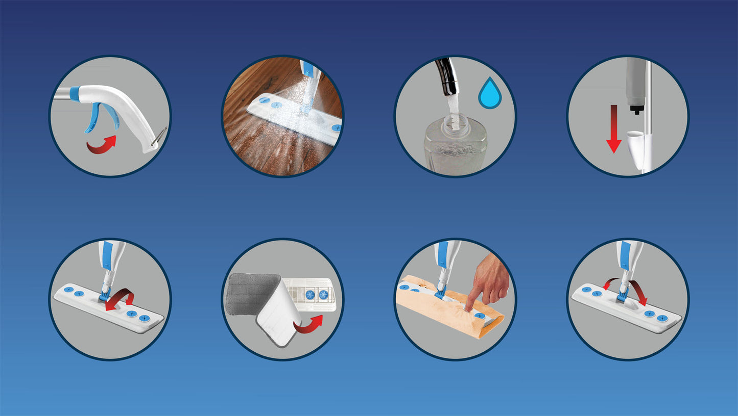 ESPERANZA MOP ZE SPRYSKIWACZEM PERFECT CLEAN 003