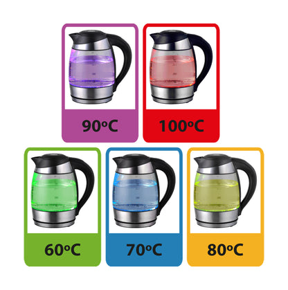 ESPERANZA CZAJNIK ELEKTRYCZNY SZKLANY LED Z TERMOMETREM SEINE 1.7 L