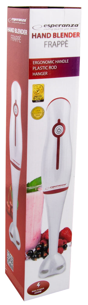 ESPERANZA BLENDER RĘCZNY FRAPPE CZERWONY