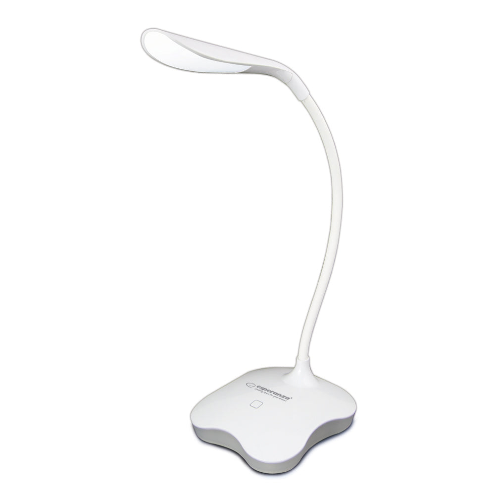 ESPERANZA LAMPKA BIURKOWA LED MIMOSA BIAŁA