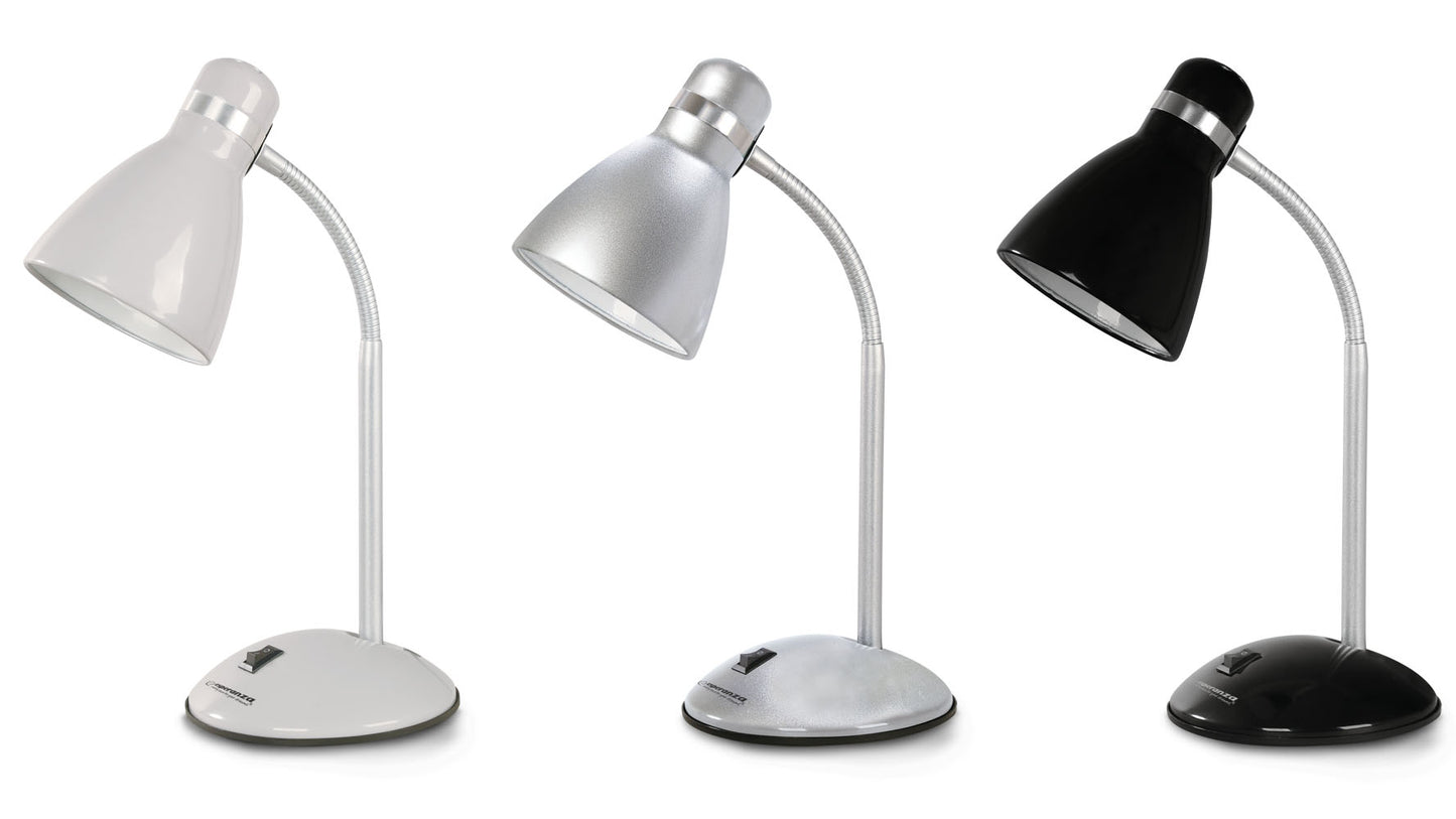 ESPERANZA LAMPKA BIURKOWA E27 ALKES BIAŁA