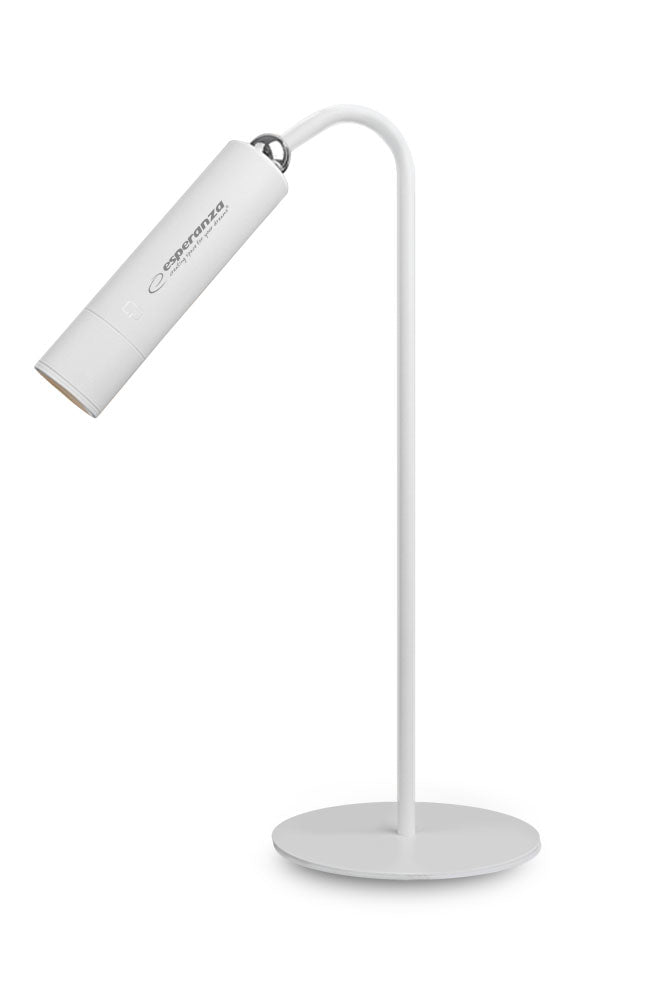 ESPERANZA LAMPKA BIURKOWA LED 3W1 AGENA BIAŁA