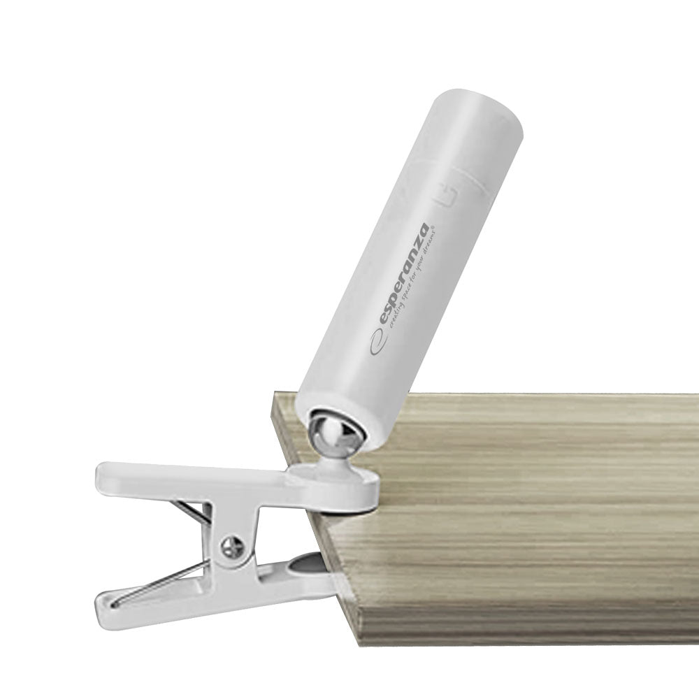 ESPERANZA LAMPKA BIURKOWA LED 3W1 AGENA BIAŁA