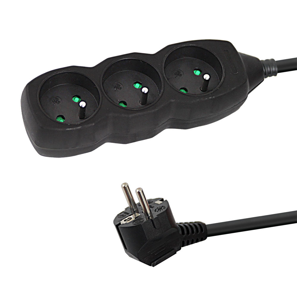 ESPERANZA LISTWA ZASILAJĄCA 3 GN. 1.5M CZARNA