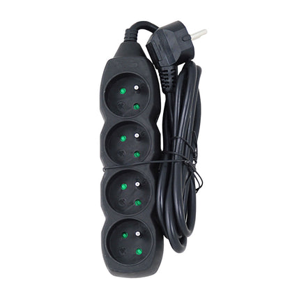 ESPERANZA LISTWA ZASILAJĄCA 4 GN. 1.5M CZARNA