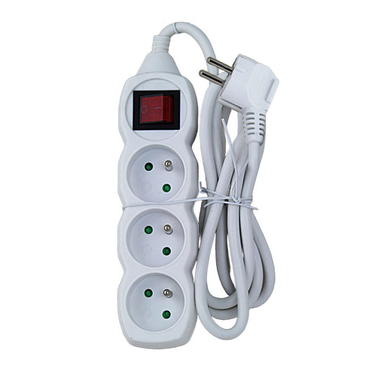 ESPERANZA LISTWA ZASILAJĄCA 3 GN. WŁ. 1.5M BIAŁA