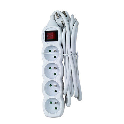 ESPERANZA LISTWA ZASILAJĄCA 4 GN. WŁ. 3M BIAŁA