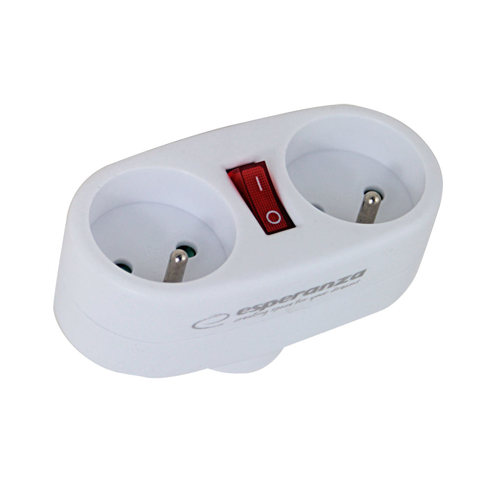 ESPERANZA ROZGAŁĘŹNIK ELEKTR. 2 GN. WŁ. BIAŁY
