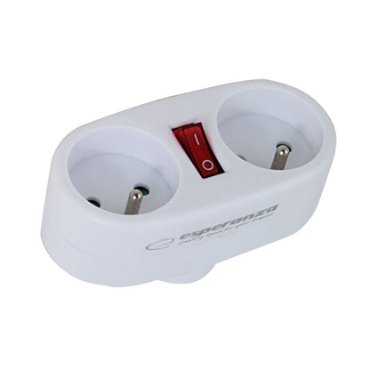 ESPERANZA ROZGAŁĘŹNIK ELEKTR. 2 GN. WŁ. BIAŁY