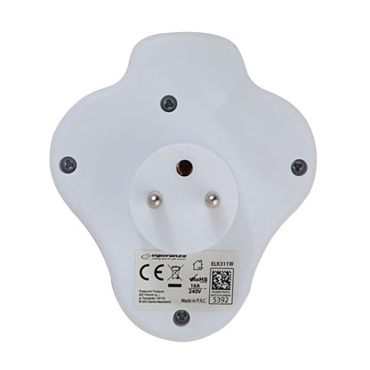 ESPERANZA ROZGAŁĘŹNIK ELEKTR. 2 GN. USB-C USB-A WŁ. BIAŁY