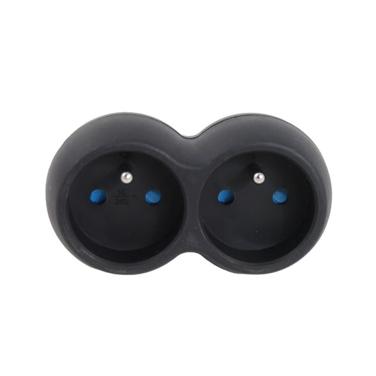 ESPERANZA ROZGAŁĘŹNIK ELEKTRYCZNY 2 GN. CZARNY