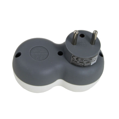 ESPERANZA ROZGAŁĘŹNIK ELEKTRYCZNY 2 GN. BIAŁO-SZARY