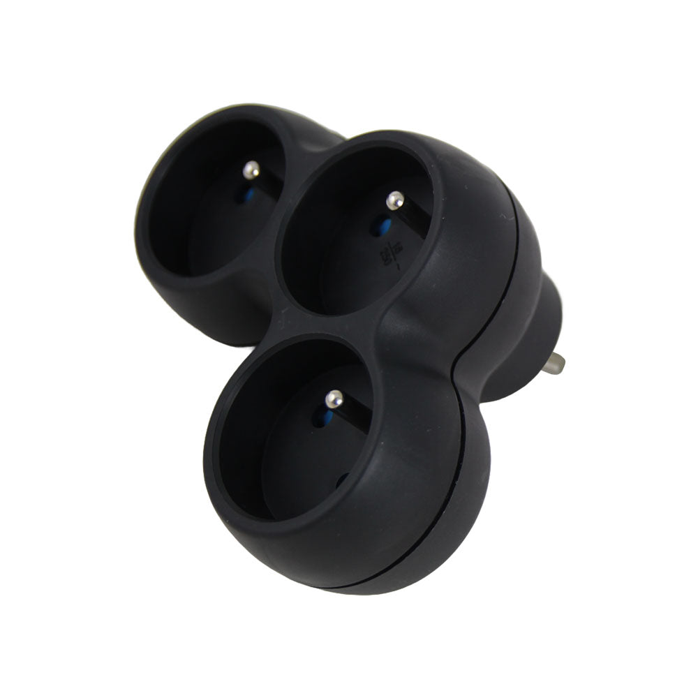 ESPERANZA ROZGAŁĘŹNIK ELEKTRYCZNY 3 GN. CZARNY