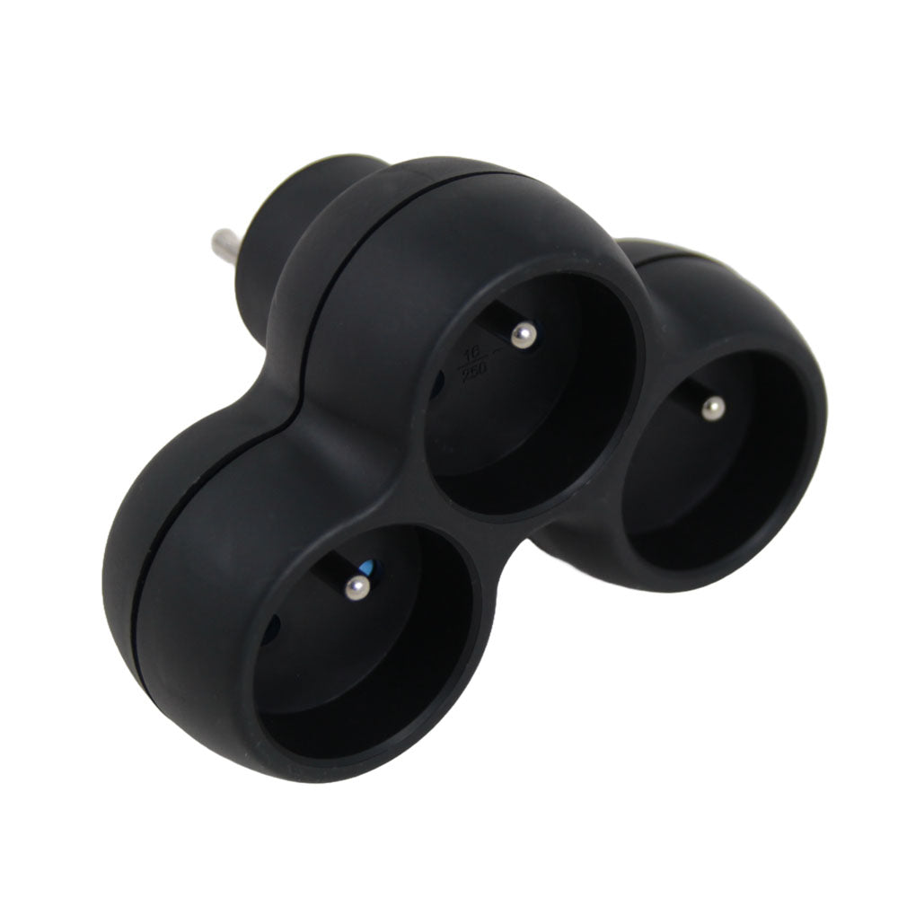 ESPERANZA ROZGAŁĘŹNIK ELEKTRYCZNY 3 GN. CZARNY