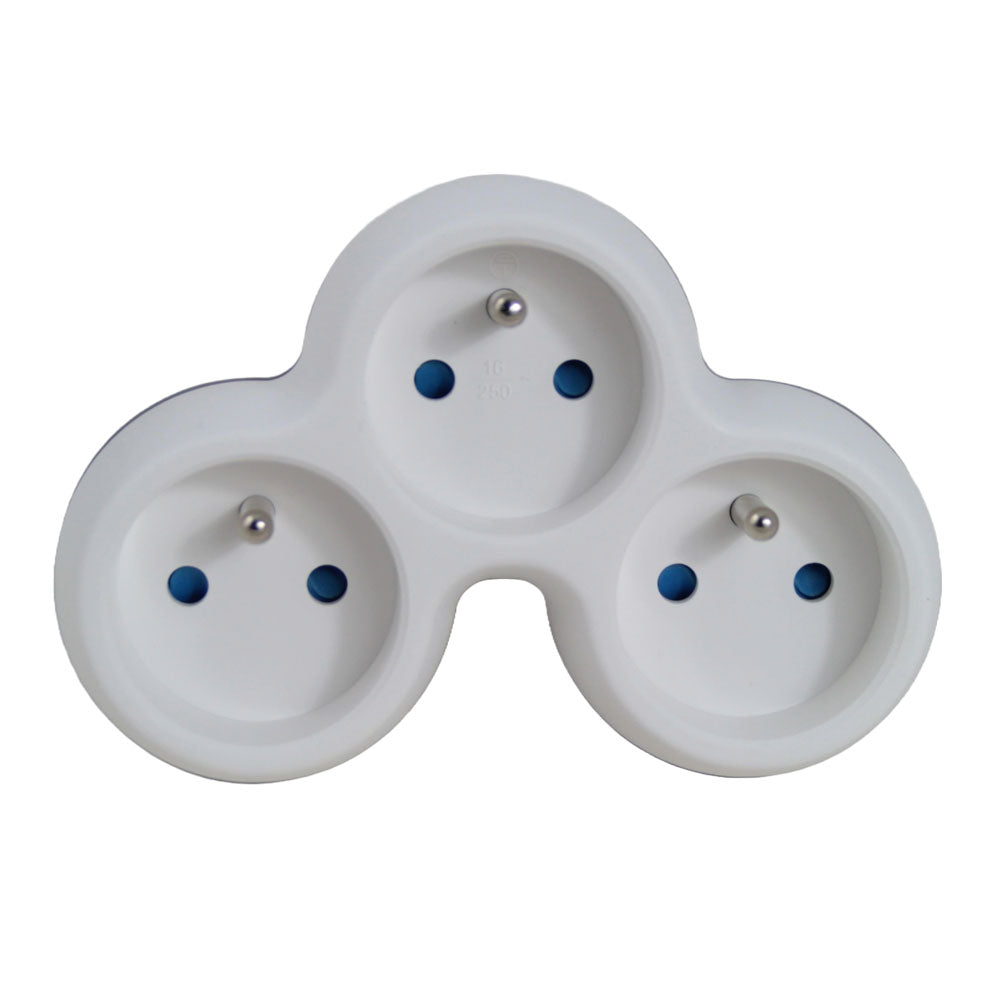 ESPERANZA ROZGAŁĘŹNIK ELEKTRYCZNY 3 GN. BIAŁO-SZARY