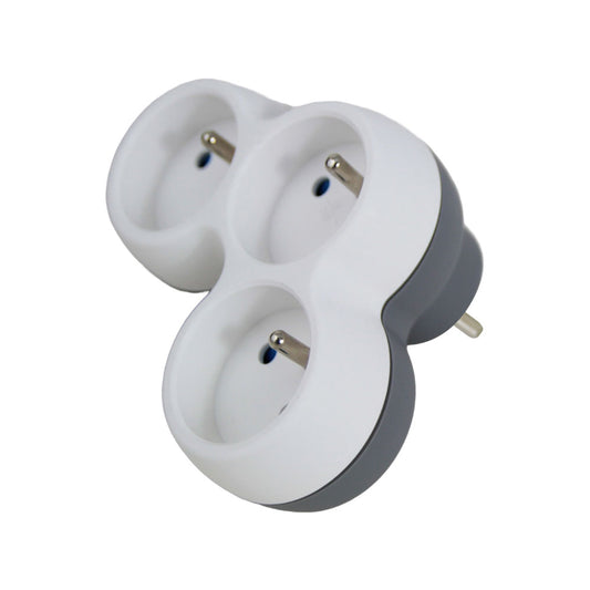 ESPERANZA ROZGAŁĘŹNIK ELEKTRYCZNY 3 GN. BIAŁO-SZARY