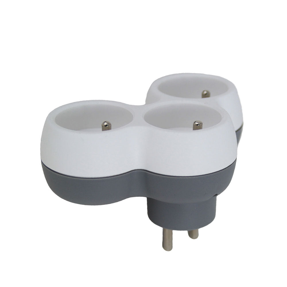 ESPERANZA ROZGAŁĘŹNIK ELEKTRYCZNY 3 GN. BIAŁO-SZARY