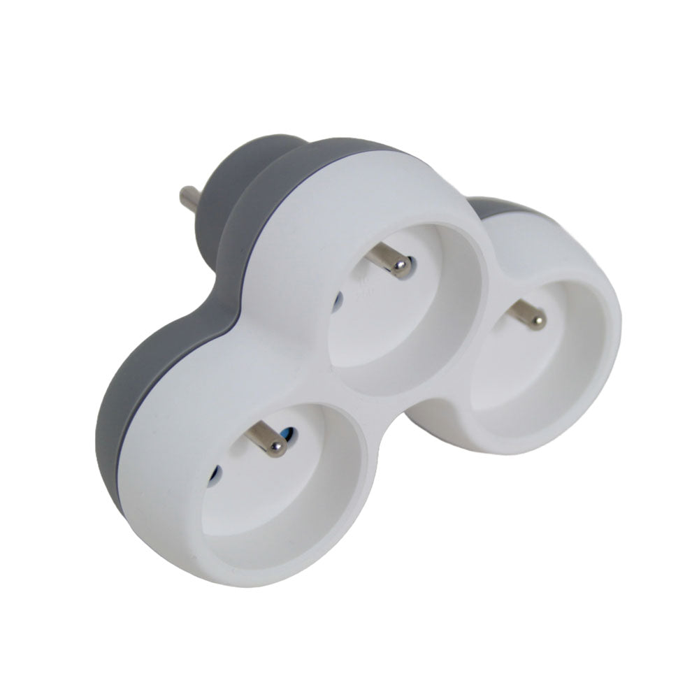 ESPERANZA ROZGAŁĘŹNIK ELEKTRYCZNY 3 GN. BIAŁO-SZARY