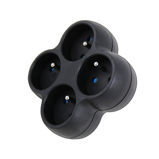 ESPERANZA ROZGAŁĘŹNIK ELEKTRYCZNY 4 GN. CZARNY