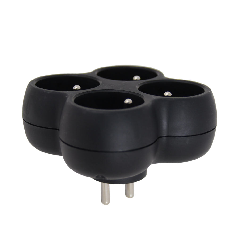 ESPERANZA ROZGAŁĘŹNIK ELEKTRYCZNY 4 GN. CZARNY