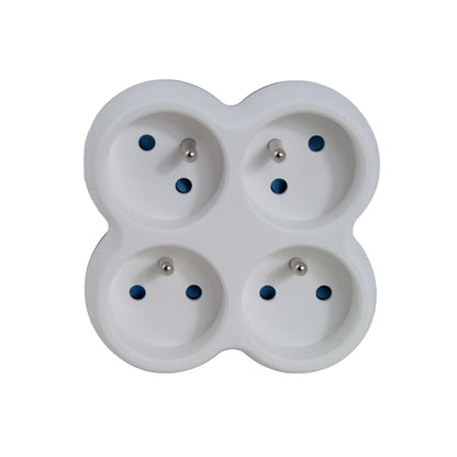 ESPERANZA ROZGAŁĘŹNIK ELEKTRYCZNY 4 GN. BIAŁO-SZARY