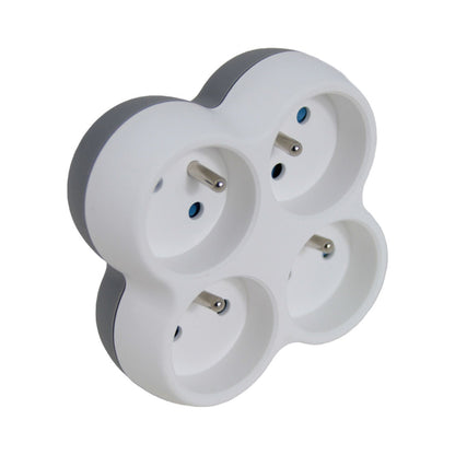 ESPERANZA ROZGAŁĘŹNIK ELEKTRYCZNY 4 GN. BIAŁO-SZARY