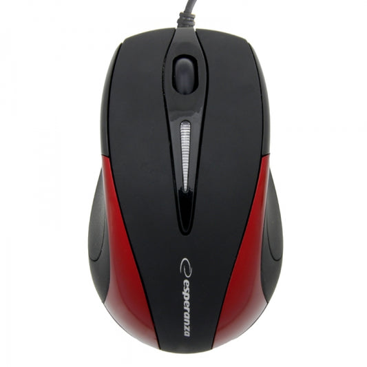 ESPERANZA MYSZ PRZEWOD. 3D OPT. USB SIRIUS CZERWONA
