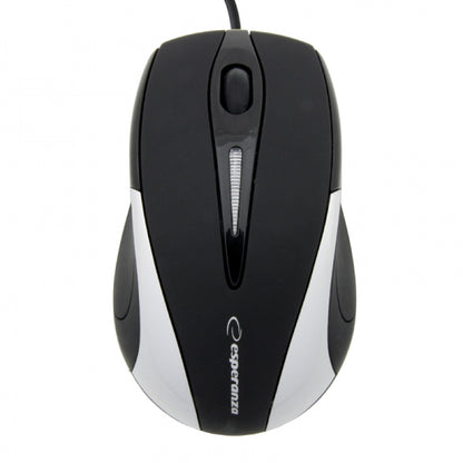 ESPERANZA MYSZ PRZEWOD. 3D OPT. USB SIRIUS SREBRNA