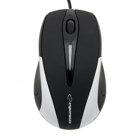 ESPERANZA MYSZ PRZEWOD. 3D OPT. USB SIRIUS SREBRNA