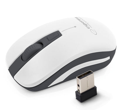 ESPERANZA MYSZ BEZPRZ. 2.4GHZ 4D OPT. USB URANUS BIAŁO/SZARA