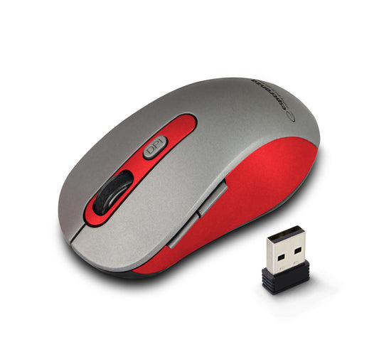 ESPERANZA MYSZ BEZPRZ. 2.4GHZ 6D OPT. USB ADARA CZERWONA