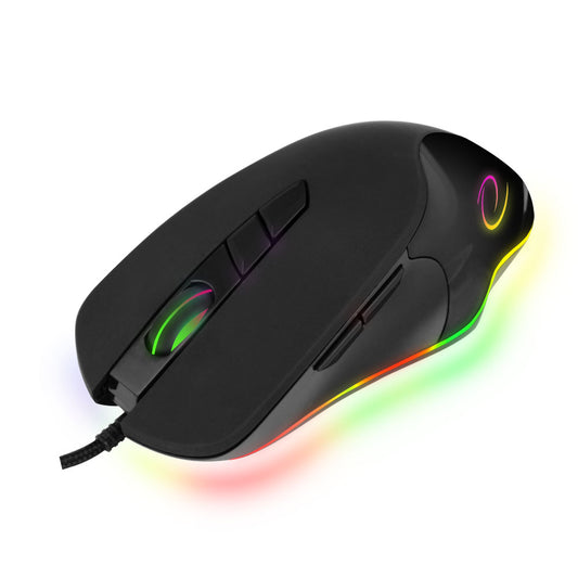 ESPERANZA MYSZ PRZEWOD. LED RGB 7D OPT. USB AQUILA