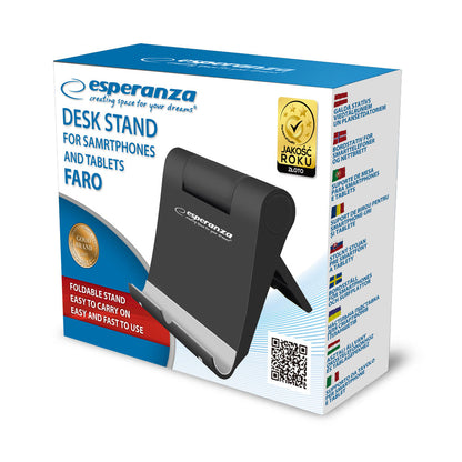 ESPERANZA STOJAK BIURKOWY DO TELEFONU LUB TABLETU FARO