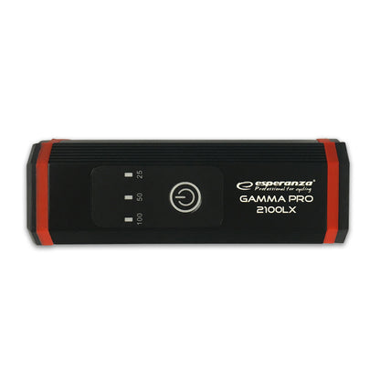 ESPERANZA PROFESJONALNA LAMPKA ROWEROWA LED NA PRZÓD 2w1 GAMMA PRO 2100 LX