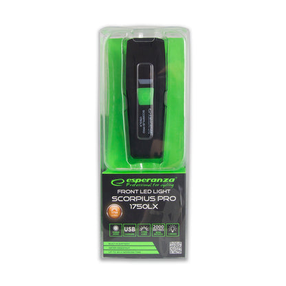 ESPERANZA PROFESJONALNA LAMPKA ROWEROWA LED NA PRZÓD SCORPIUS PRO 1750 LX