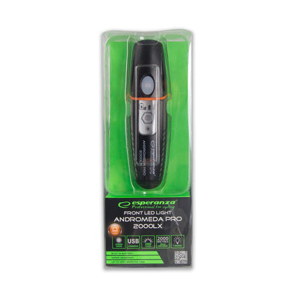 ESPERANZA PROFESJONALNA LAMPKA ROWEROWA LED NA PRZÓD ANDROMEDA PRO 2000 LX