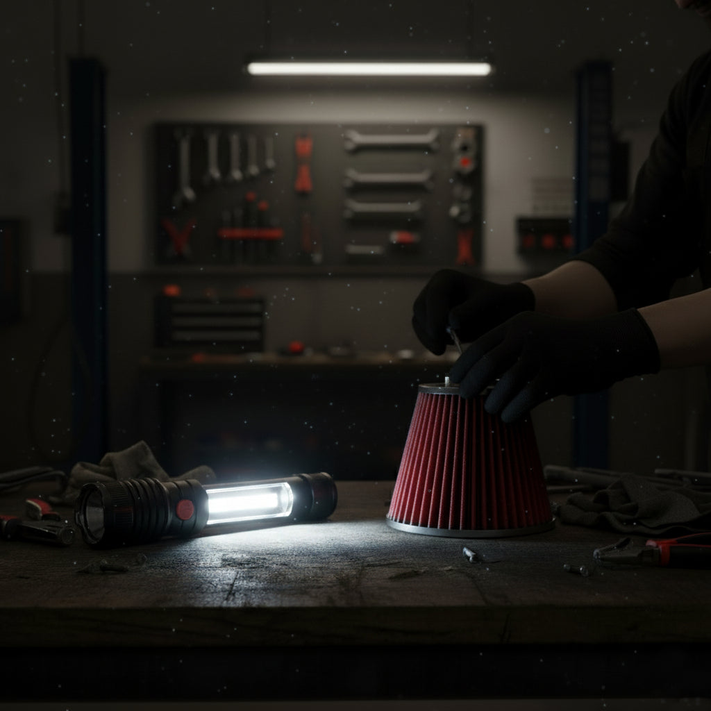 ESPERANZA LATARKA LED Z REFLEKTOREM BOCZNYM COB APATE