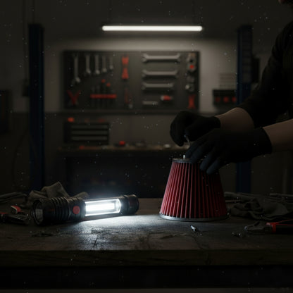 ESPERANZA LATARKA LED Z REFLEKTOREM BOCZNYM COB APATE