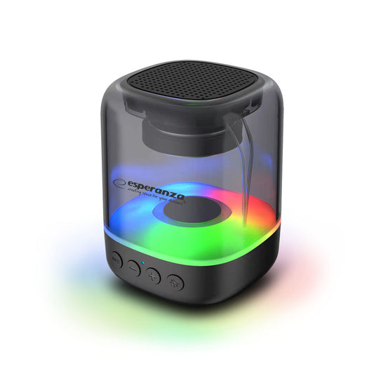 ESPERANZA GŁOŚNIK BT LED RGB VIOLA