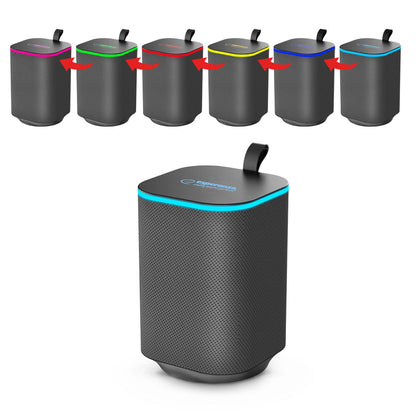 ESPERANZA GŁOŚNIK BT FM LED RGB SAKARA