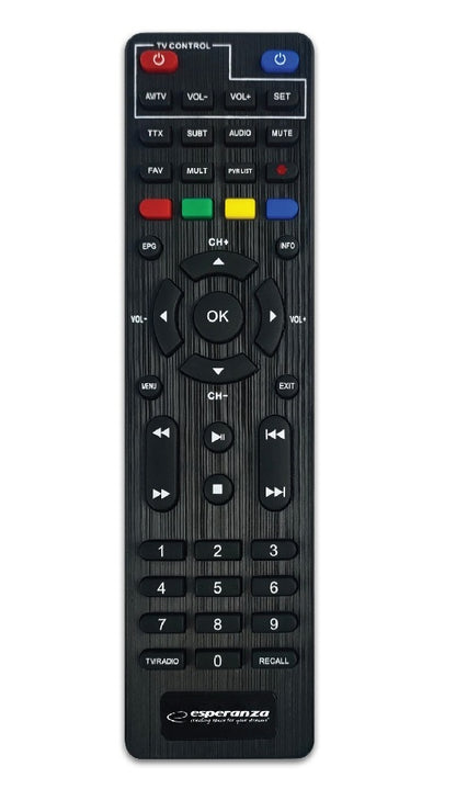 ESPERANZA TUNER/DEKODER CYFROWY DVB-T2 H.265/HEVC EV106P