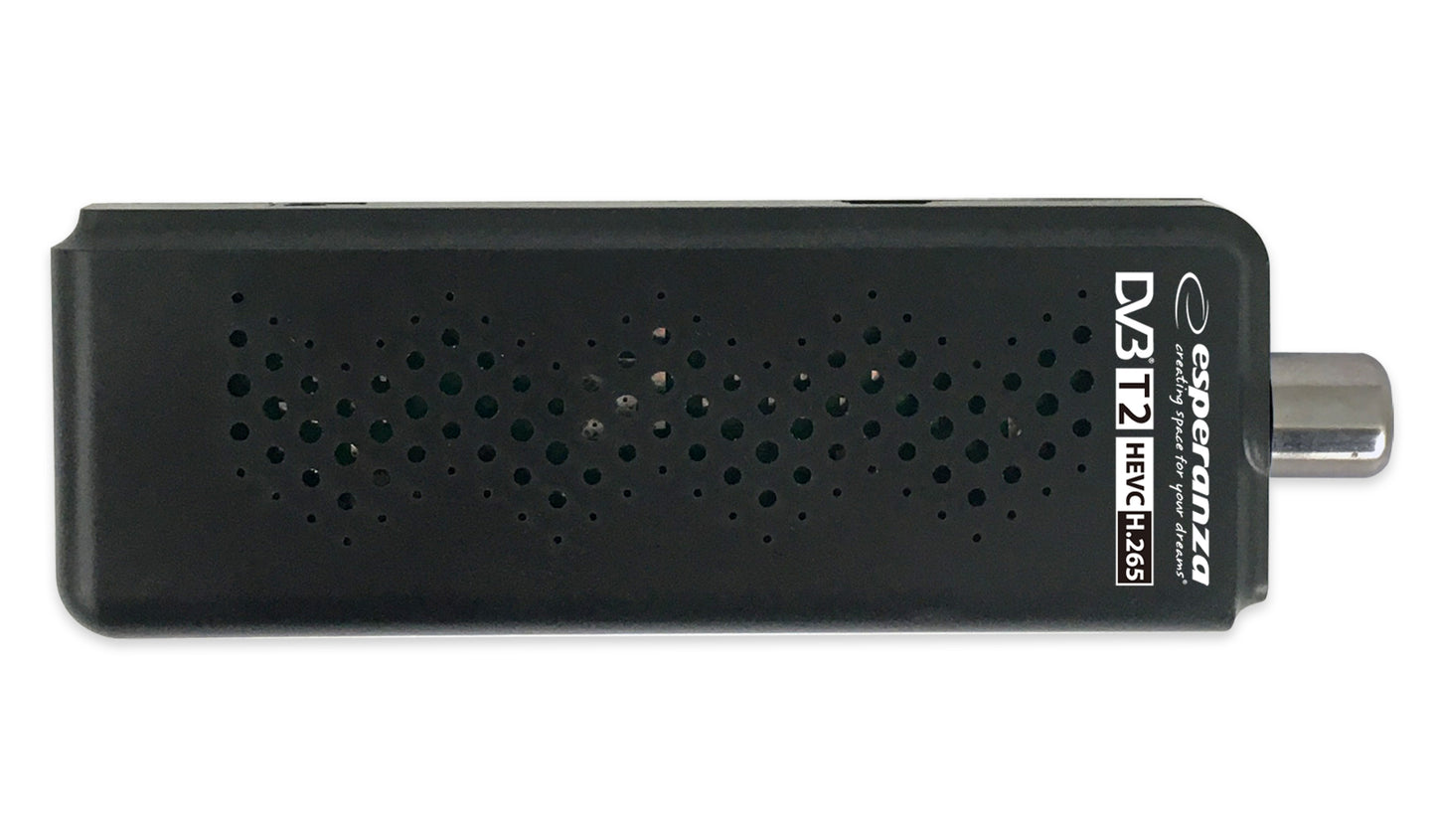 ESPERANZA TUNER/DEKODER CYFROWY DVB-T2 H.265/HEVC EV109R