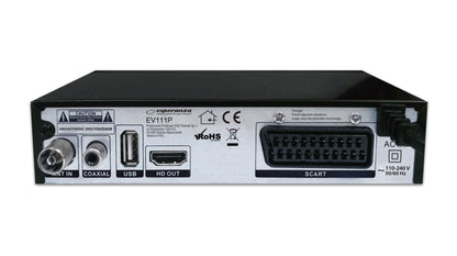 ESPERANZA TUNER/DEKODER CYFROWY DVB-T2 H.265/HEVC EV111P